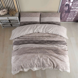 Памучен спален комплект Capuchino, единичен